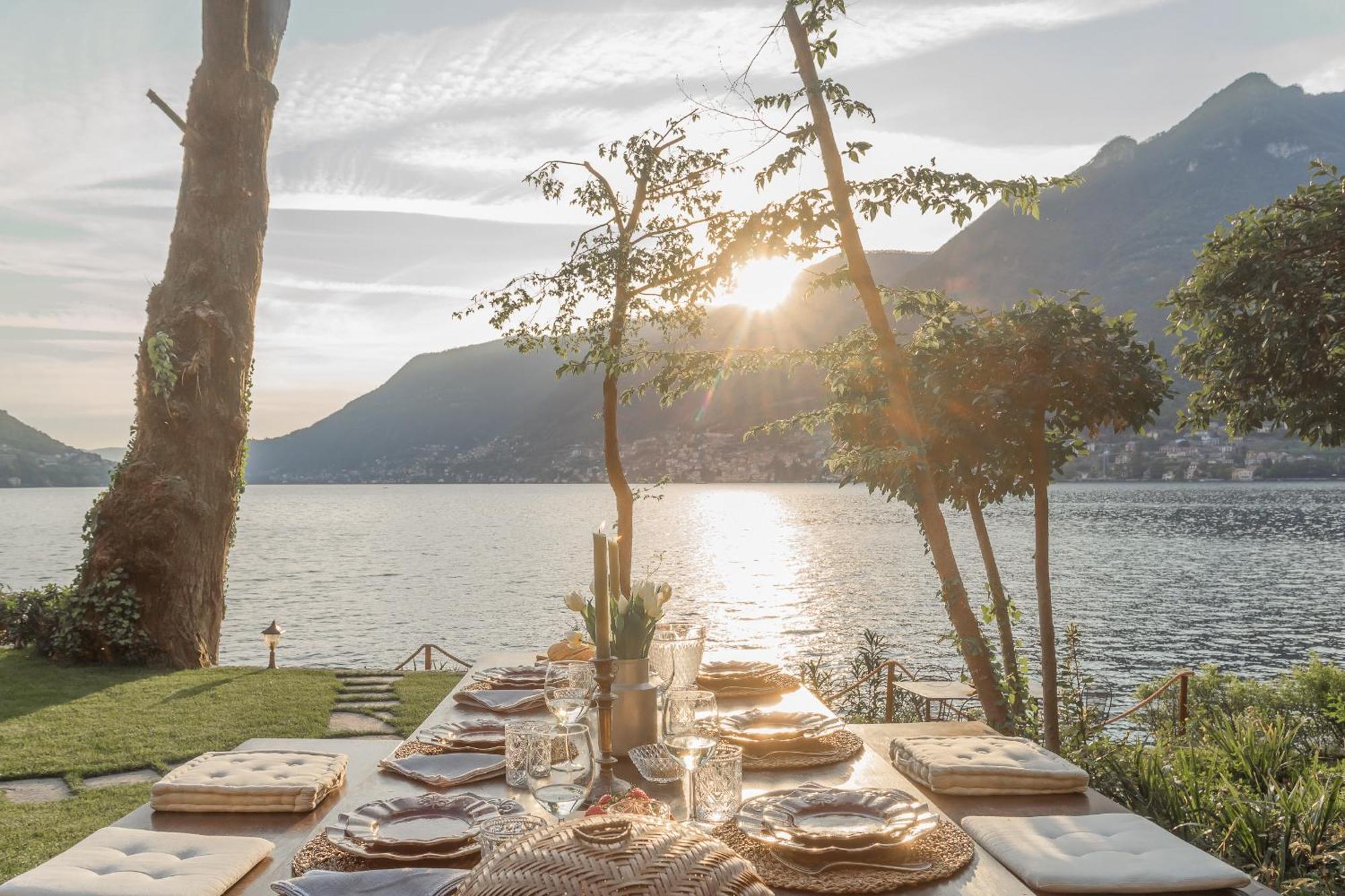 The Writer'S Nest Waterfront Villa By Rent All Como Faggeto Lario Buitenkant foto