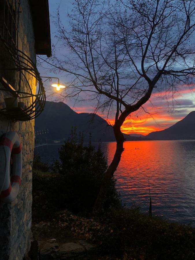The Writer'S Nest Waterfront Villa By Rent All Como Faggeto Lario Buitenkant foto