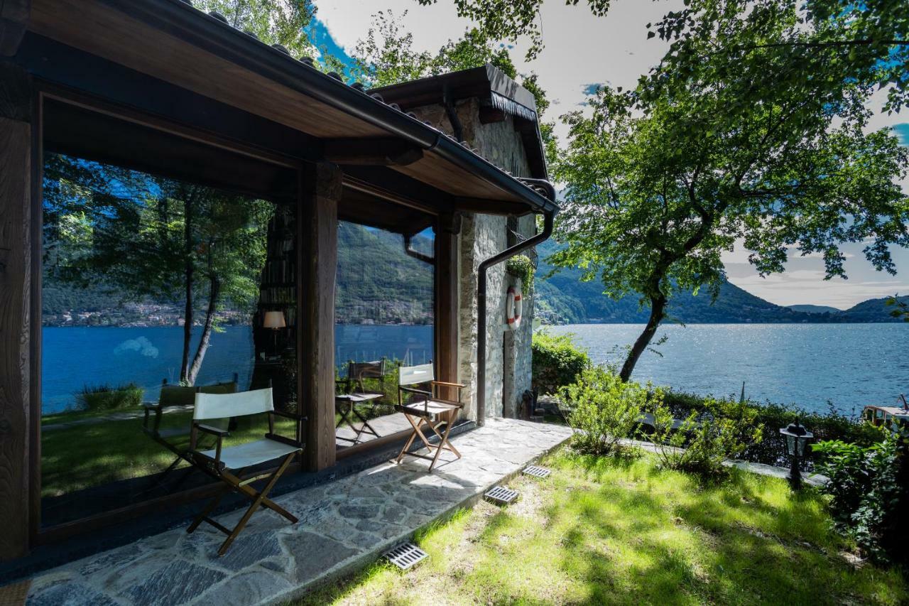 The Writer'S Nest Waterfront Villa By Rent All Como Faggeto Lario Buitenkant foto